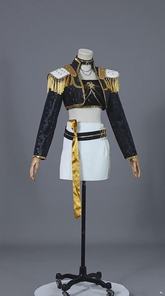 K-Pop: Demon Hunters HUNTR/X Mira Cosplay Costume Black Version Outfit Play Role Clothes Clothing for Women Anime Cosplay