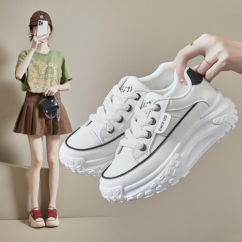 Die neuen Retro-Damenschuhe Frühlings-Plateauschuhe Freizeit-Sneaker Vielseitige Modedesigner-Schuhe Hochwertige Damen-Sneaker