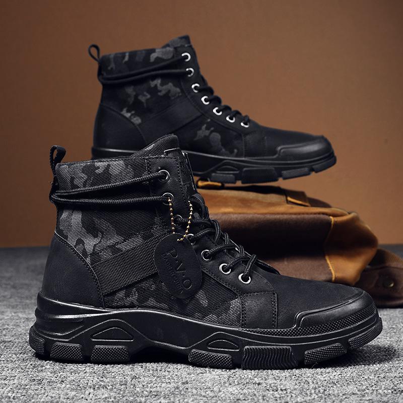 Comfortable, Camouflage, Sturdy, Breathable, Boots, Shoes, Men, Work Boots