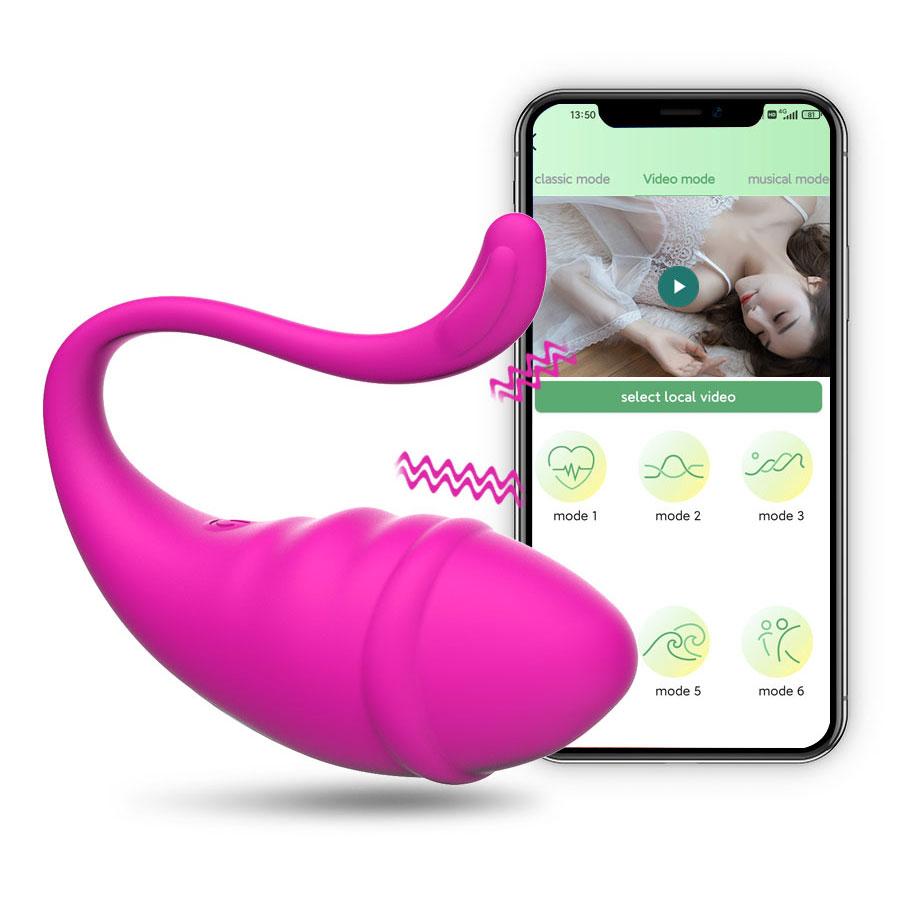 Wireless Bluetooth G Spot Dildo Vibrator for Women APP Remote Control Invisible Wearable Vibrating Egg Clit Stimulate Sex Toys for Adults