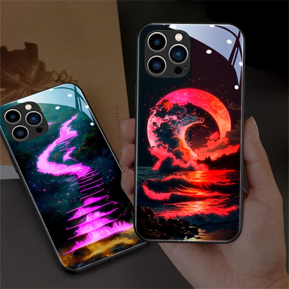 Custodia Luminosa per Telefono Custodia Protettiva alla Moda