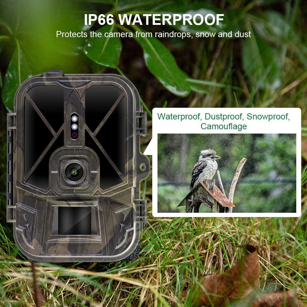 50MP 4K Fototrappola per fauna selvatica HC940AA senza batteria al litio IP65 Visione notturna Sorveglianza wireless Trappola fotografica da caccia