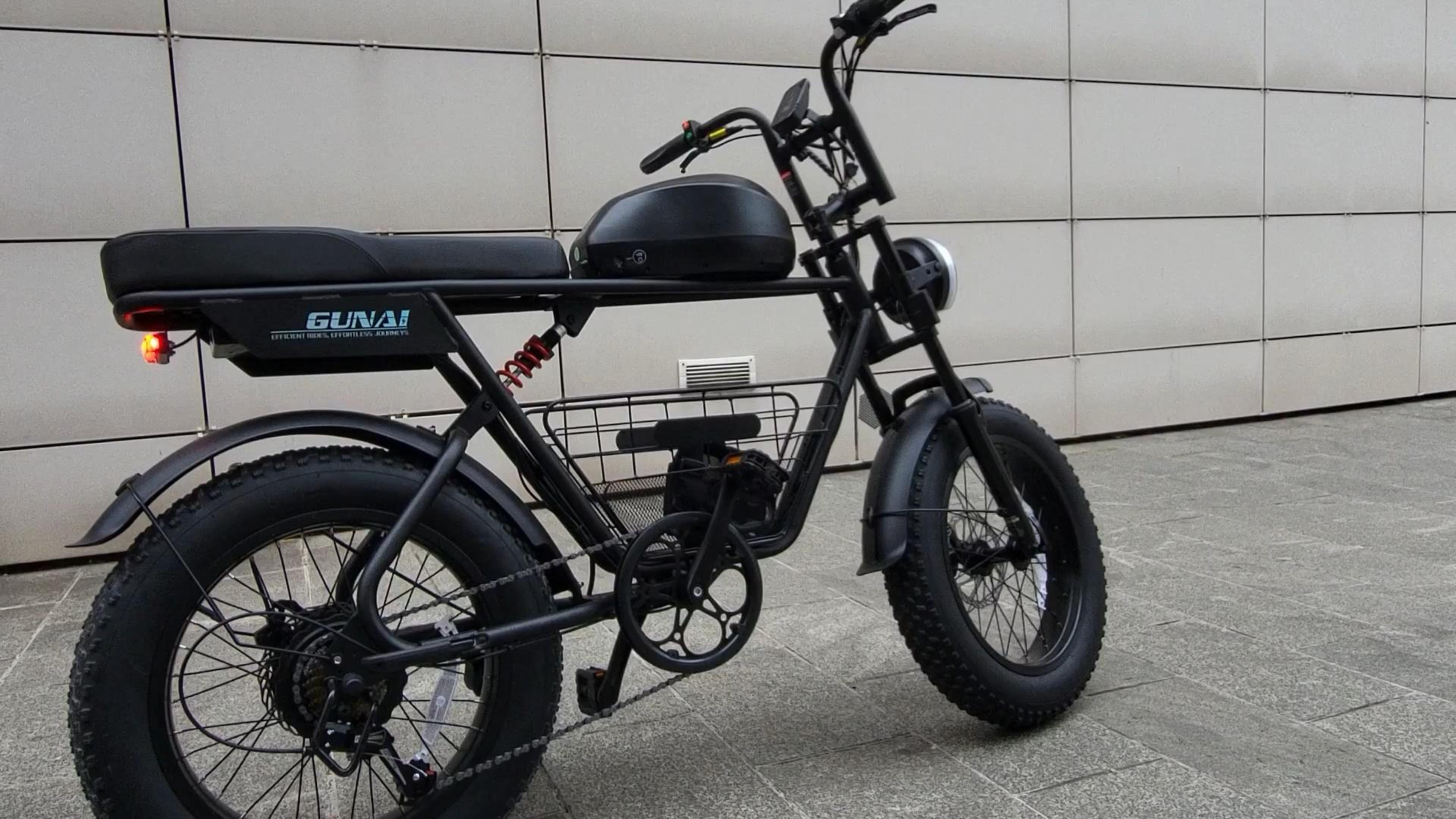 GUNAI-T Electric Bike 1000W Motor 48V 21AH Battery 20Inch 7 Speed