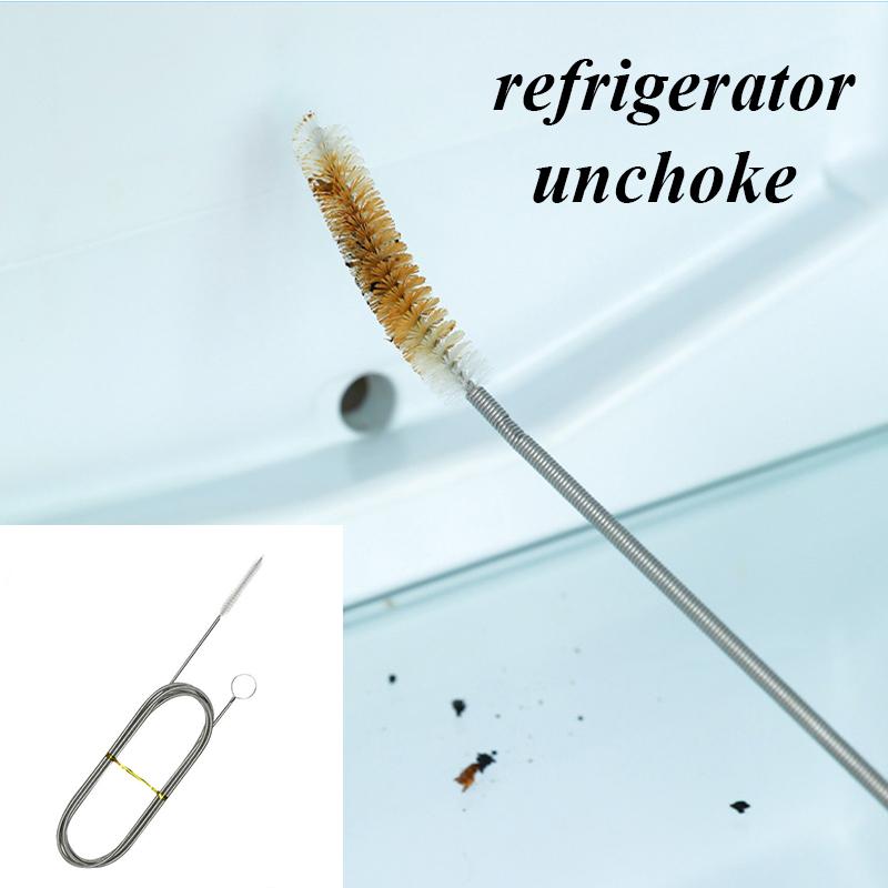 1Pcs Refrigerator Drain Hole Clog Remover Dredge Cleaning Tools Fridge Hole Brush Water Outlet Cleaner for Household Clean