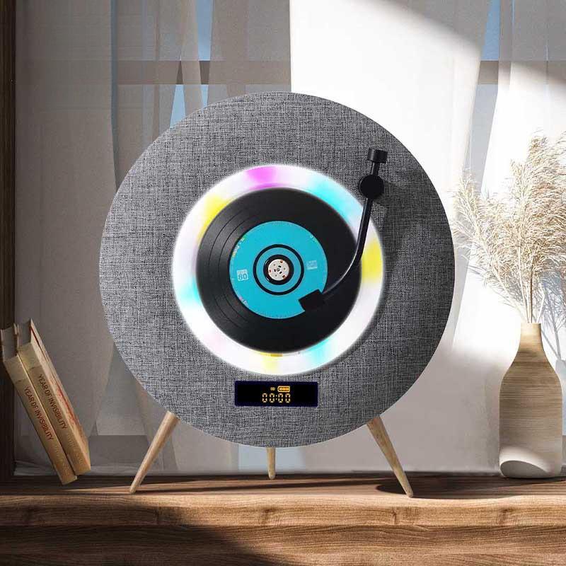 Altoparlante Bluetooth portatile lettore CD album schermo display LED batteria grande da 4000mAh Bluetooth 5.3 doppio altoparlante qualità del suono HIFI