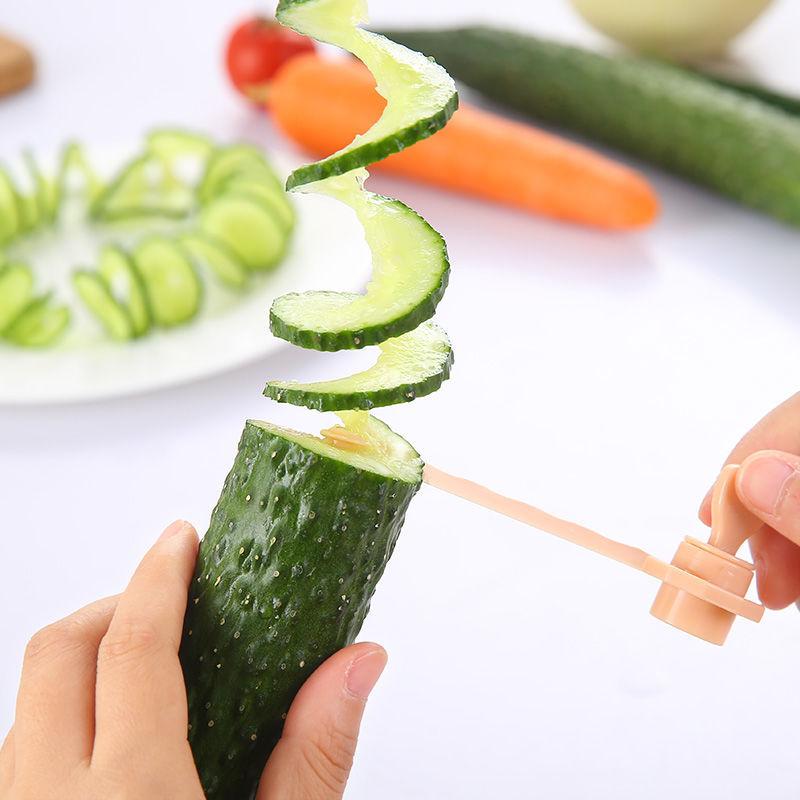 1pc Spiral Blade Hand Slicer Knife Cucumber Carrot Potato Vegetable Kitchen Accessories Tools