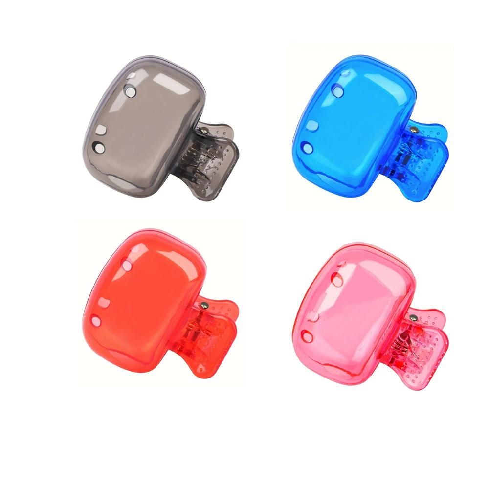 5PCS Travel Toothbrush Head Covers Toothbrush Protector Cap Brush Pod Case Protective Portable Plastic Clip for Household Travel