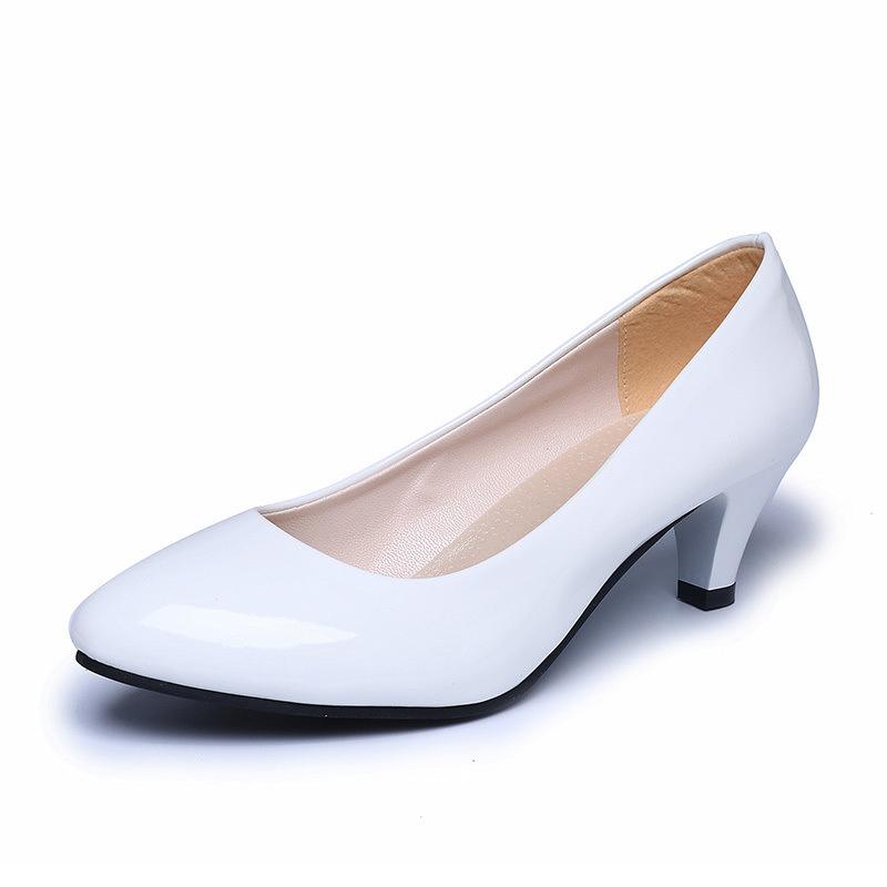 New Women High Heels Nude Shallow Mouth Pumps Fashion Shoes Office Work Party Shoes Ladies Wedding Shoes Solid Color Heels Women