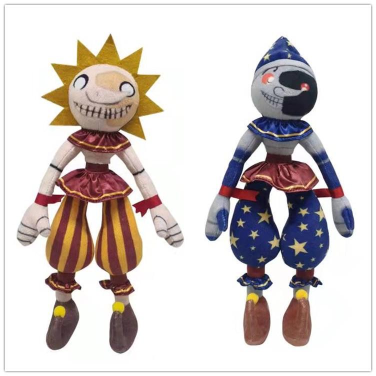 Anime Fnaf Sundrop Plysj Leker Sikkerhetsbrudd Sunrise Moondrop Game Dolls Gift