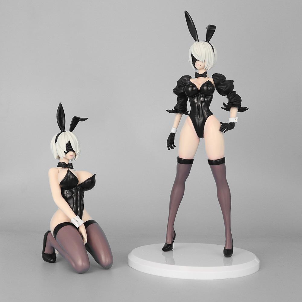 Nier:Automata Figure Yorha No. 2 Type B Figure Bunny Girls Anime Figurine Model Statue Doll Collection Adults Gifts