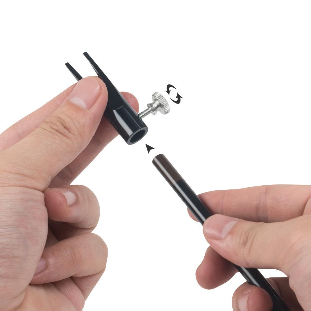 1PCS Metal Eyebrow Pencil Holder Auxiliary Tool Eyebrow Pencil Duckbill Eyebrow Pencil Auxiliary Eyebrow Pencil Tool