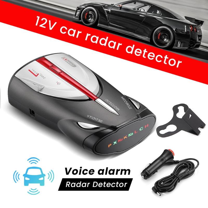 Car Radar Detector – High-Precision Speed Alert, Mobile Camera Detection, Multi-Language Support (Chinese/English/Russian)