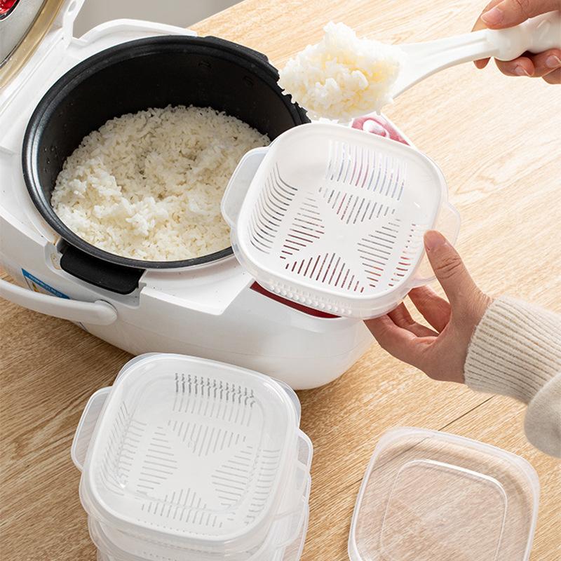 Food Storage Container Freezer Food Storage Boxes Refrigerator Rice Food Fruit Preservation Keep Fresh Box Microwaveable