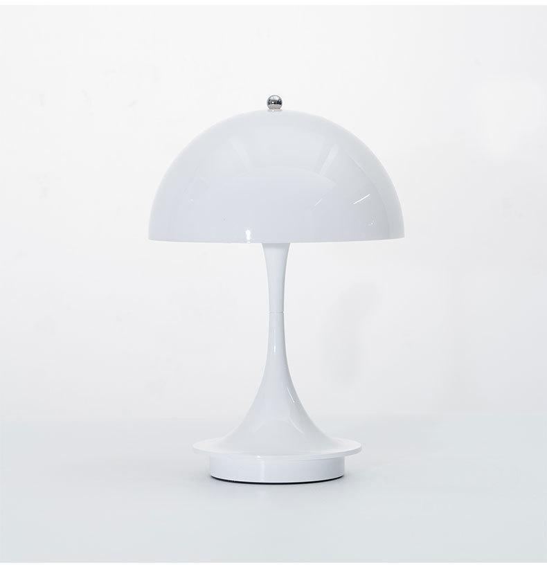 Nordic Rechargeable LED Mushroom Table Lamp Desk Light for Living Room Bedroom Study Lighting Fixtures