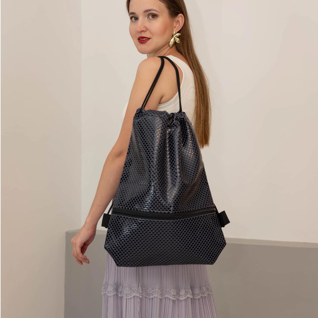 Luxury Transform Backpack | Limited Edition | Scaled Texture | Ultra-Fiber Composite | Snake-Skin Inspired | Soft Touch & High Gloss Finish