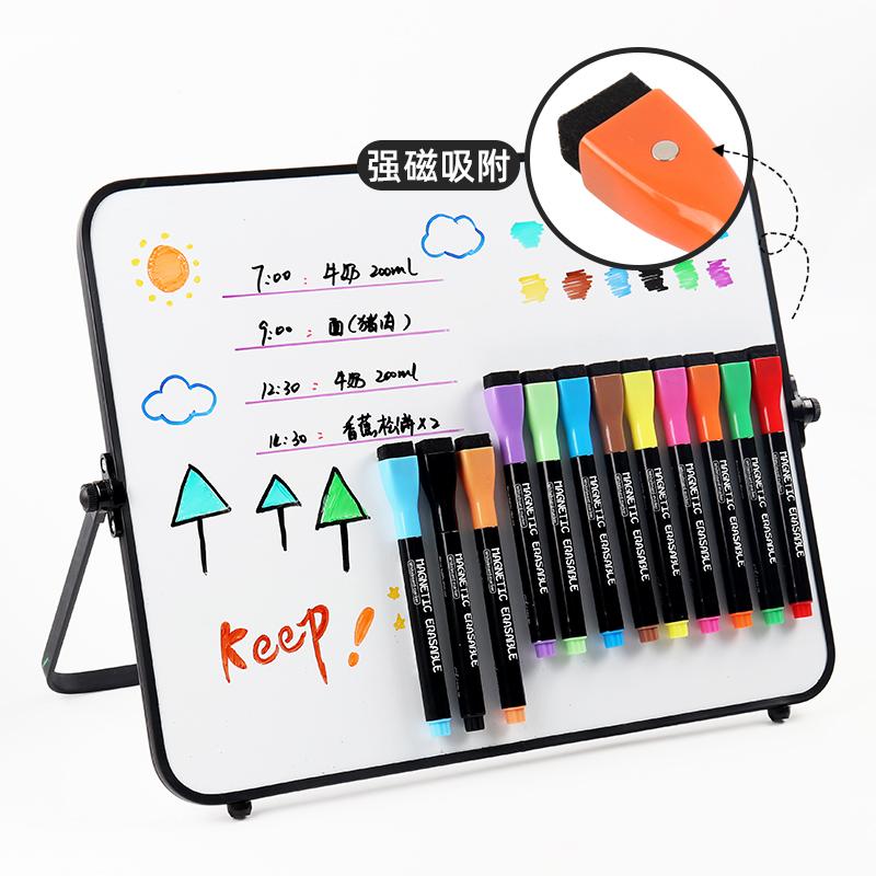 Erasable Magnetic Whiteboard Pen Large Capacity Fine Headband Brush Plastic Water-based Pen Children's Drawing Graffiti Pen No Trace Marker Pen