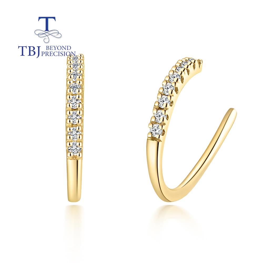 Bolaijewelry Σκουλαρίκια με διαμάντια με γάντζο 925 ασήμι 925 για γυναικεία μόδα Καλοκαίρι 2023 νέο