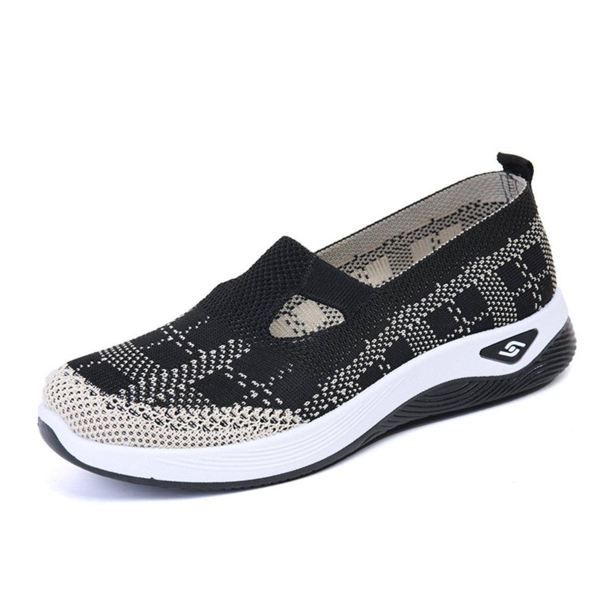 Summer Cloth Shoes, Mesh Breathable Soft Soled Shoes, Casual Sports Shoes