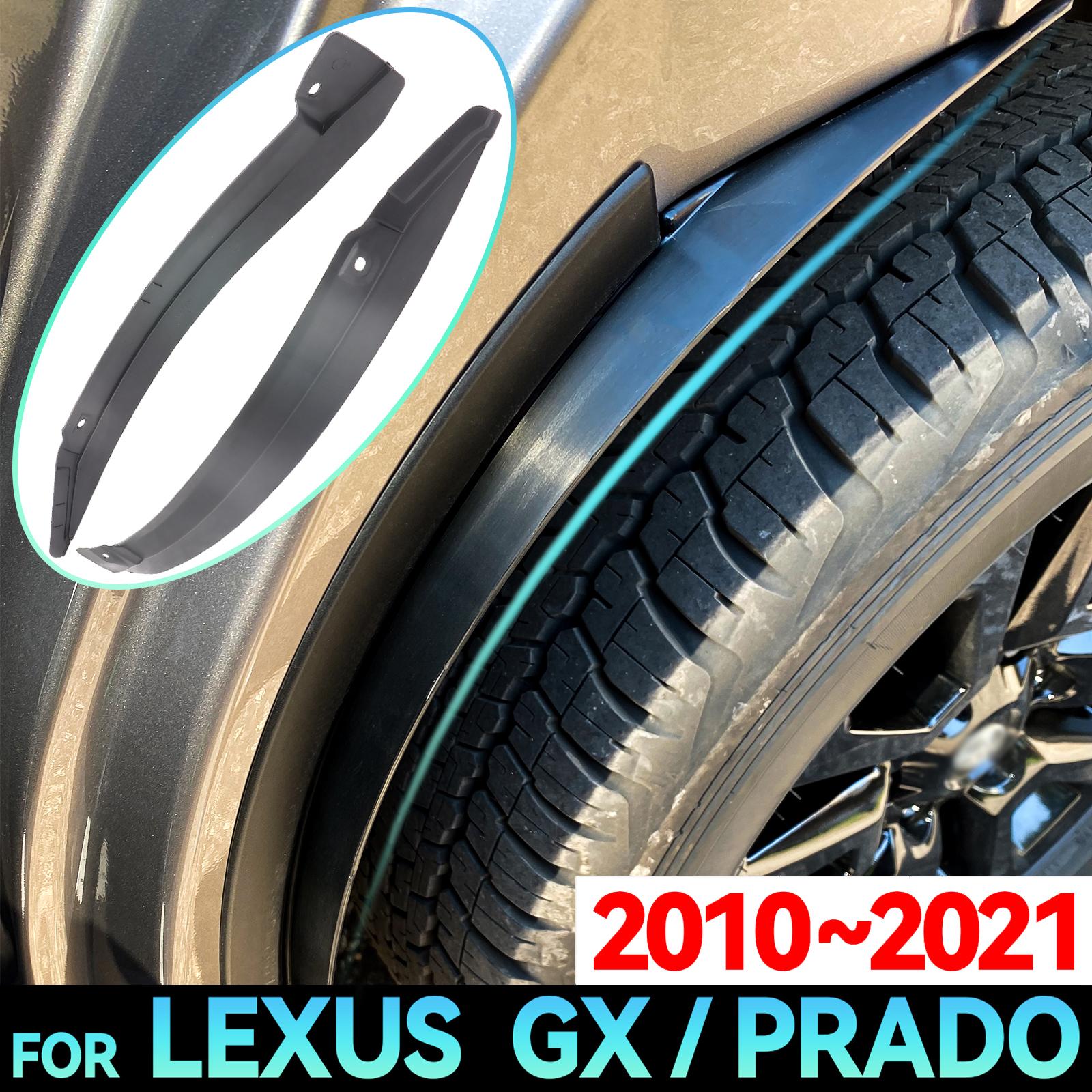 2x Samochodowy Tylny Błotnik Nadkole Przeciwbłotny Ochraniacze Drzwi Chlapacze Dla Toyota Land Cruiser Prado 150 Lexus GX 2010 - 2022 Błotnik