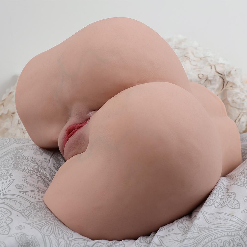 10KG Realistic Hip Masturbator for Men - 2 Hole Design (Deep Vagina & Tight Anal) with 3D Lifelike Pussy and Ass&Ultra-Realistic Sex Doll Hip