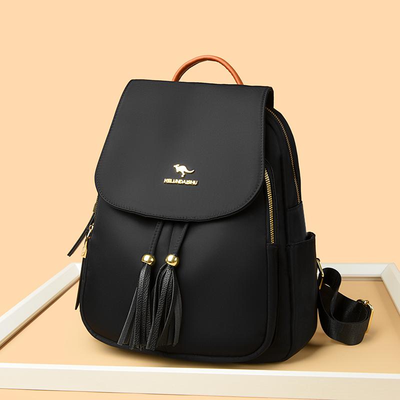 Fashion Bagpack Women High Quality Nylon Backpacks Female Big Travel Back Pack Large School Bags for Teenage Girls Shoulder Bag