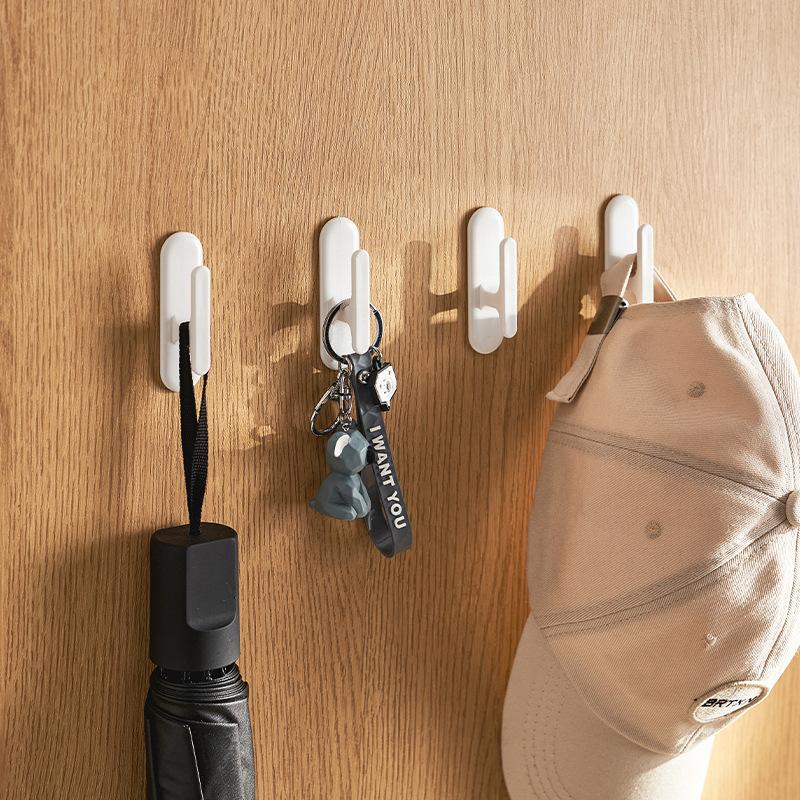 Vorhanghaken ohne Bohren, Netzkabel-Organizer, selbstklebende Kabelklemmen aus Gummi für Elektrogeräte, langlebiger Ladekabelhalter für zu Hause