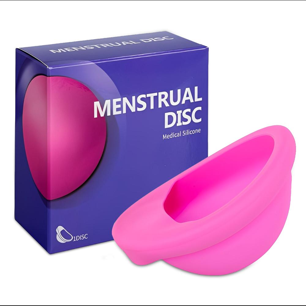 Menstrual Cup Menstrual Disc Reusable Period Cup Made for Comfortable Leak-Free Protection Up to 12 Hours