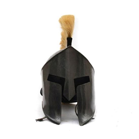 300 Spartan Helmet Black Edition Medieval Steel Helmet