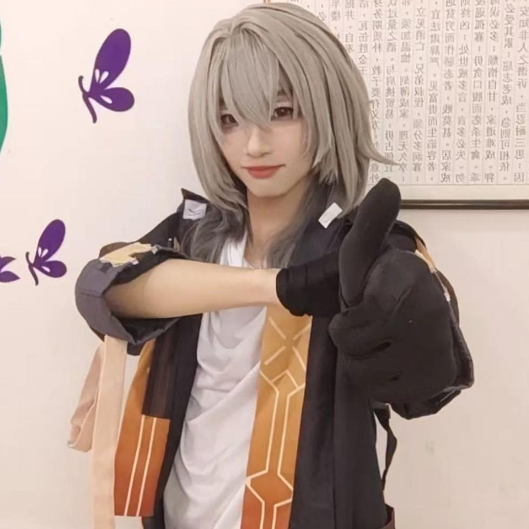 Anime Cosplay Pánský The Trailblazer Caelus Cosplay Kostým Hrdinka Trailblazer Hra na role Kompletní sada pro Comic Con