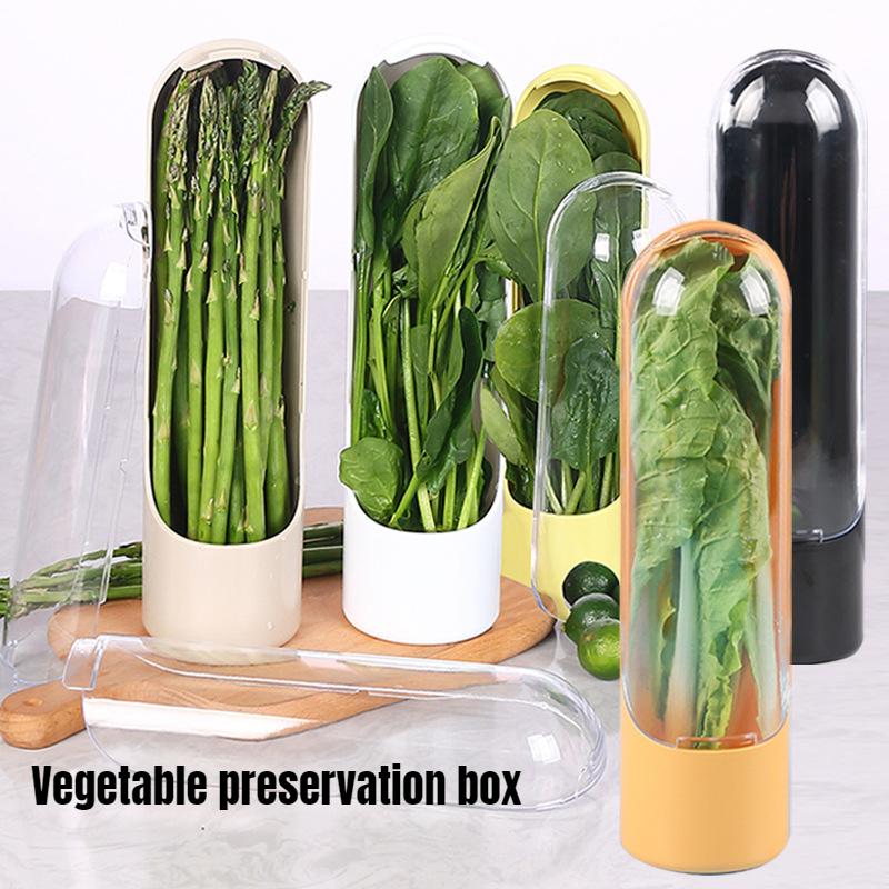 Vanilla Vegetable Fresh-keeping Box Pressure Resistant and Environmentally Friendly Fresh-keeping Device Creative Coriander Fresh-keeping Cup