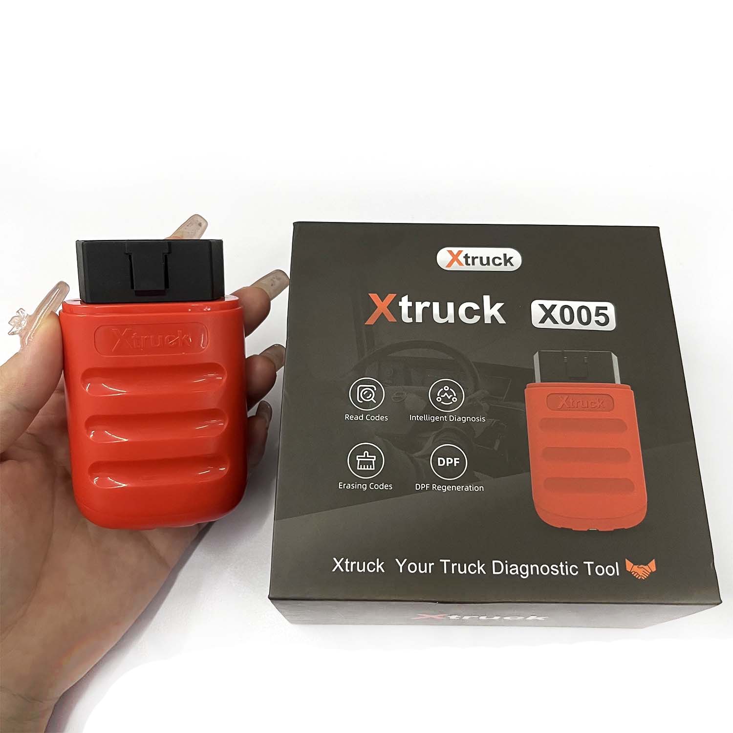 Xtruck X005 Bluetooth Heavy Duty Truck Diagnostic Tool for SHACMAN SINOTRUK
