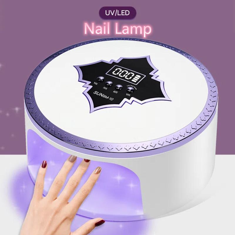 66 Lamp Beads Rechargeable Nail Care Lamp Light Therapy Lamp Quick Drying Nail Care Lamp UV Curing Lamp Wireless Nail Polish Baking Lamp