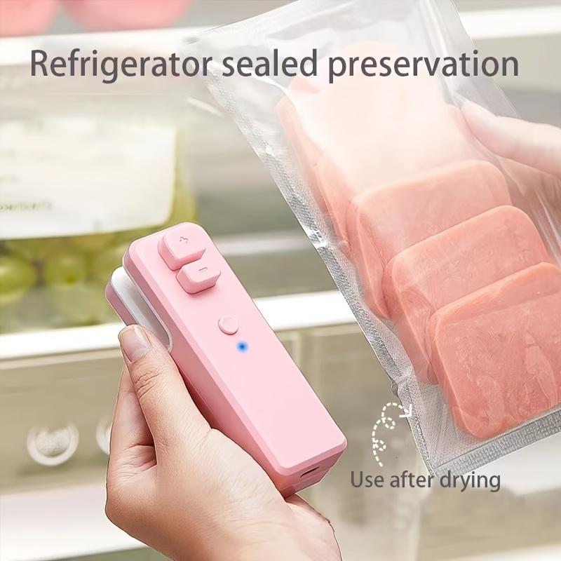 2 IN 1 Sealing Machine, Food Bag Sealer, Portable Handheld Heat Seal And Cutter, Mini Food Sealers For Storage