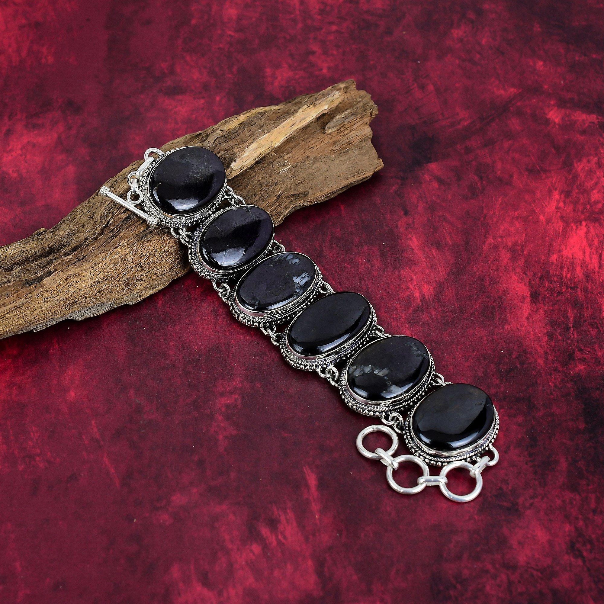 Sugilite Bracelet, 925 Solid Sterling Silver Gemstone Jewelry, Handmade Bracelet For Mother Day