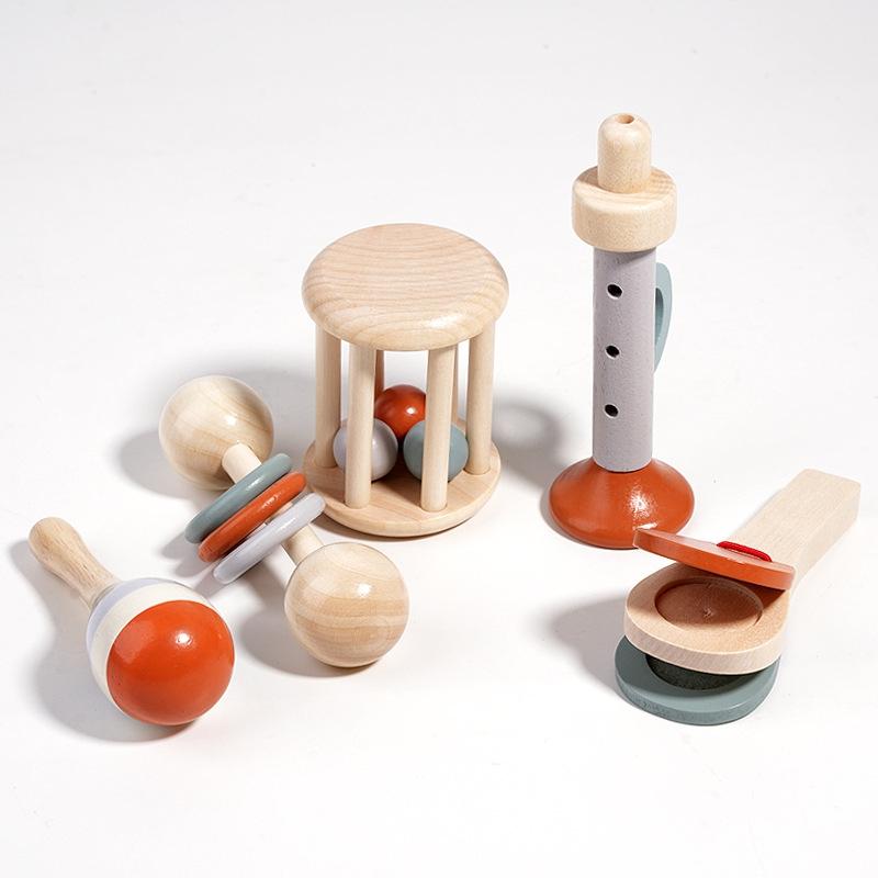 Baby Musical Instruments Sensory Rattle Toys Early Educational Montessori Toy Birthday Gifts for Kids