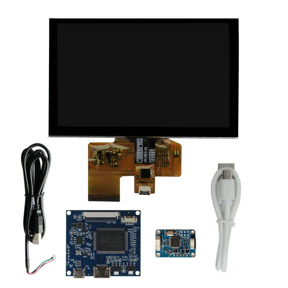 5 Inch 800*480 LCD Screen Display Controller Control Driver Board Digitizer Touchscreen Mini HDMI-Compatible Portable Touch Monitor