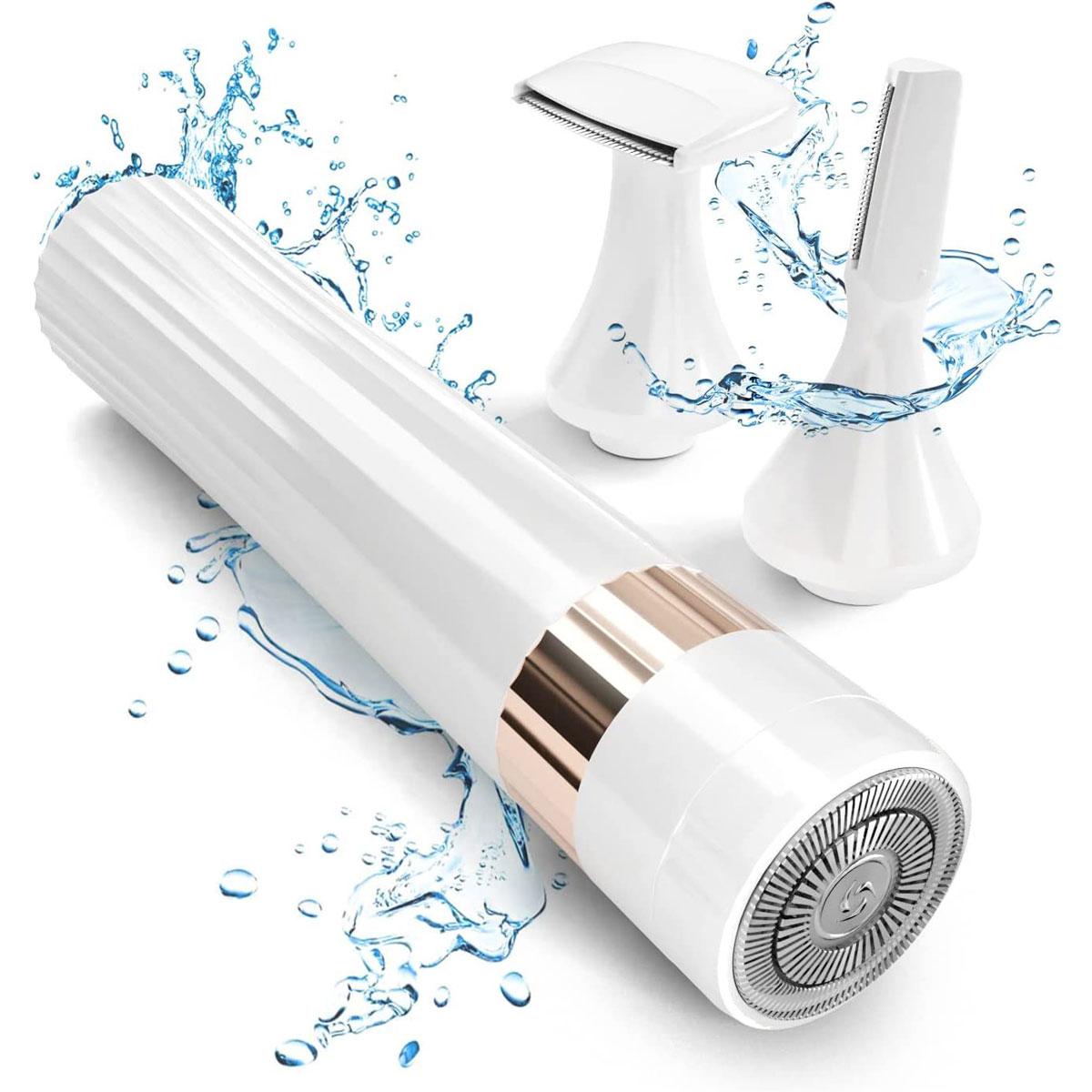 Brori 3 in 1 Dames Haartrimmer Multifunctionele Epilator Volledige Lichaamsscheerapparaat USB Elektrisch Wasbare Set Zakformaat en draagbaar