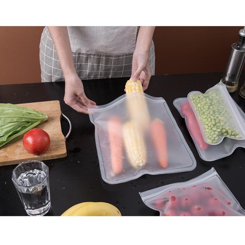 Food Preservation Bag, Refrigerator Food Storage Bag, Fruit and Vegetable Food Sealing Bag, Reusable