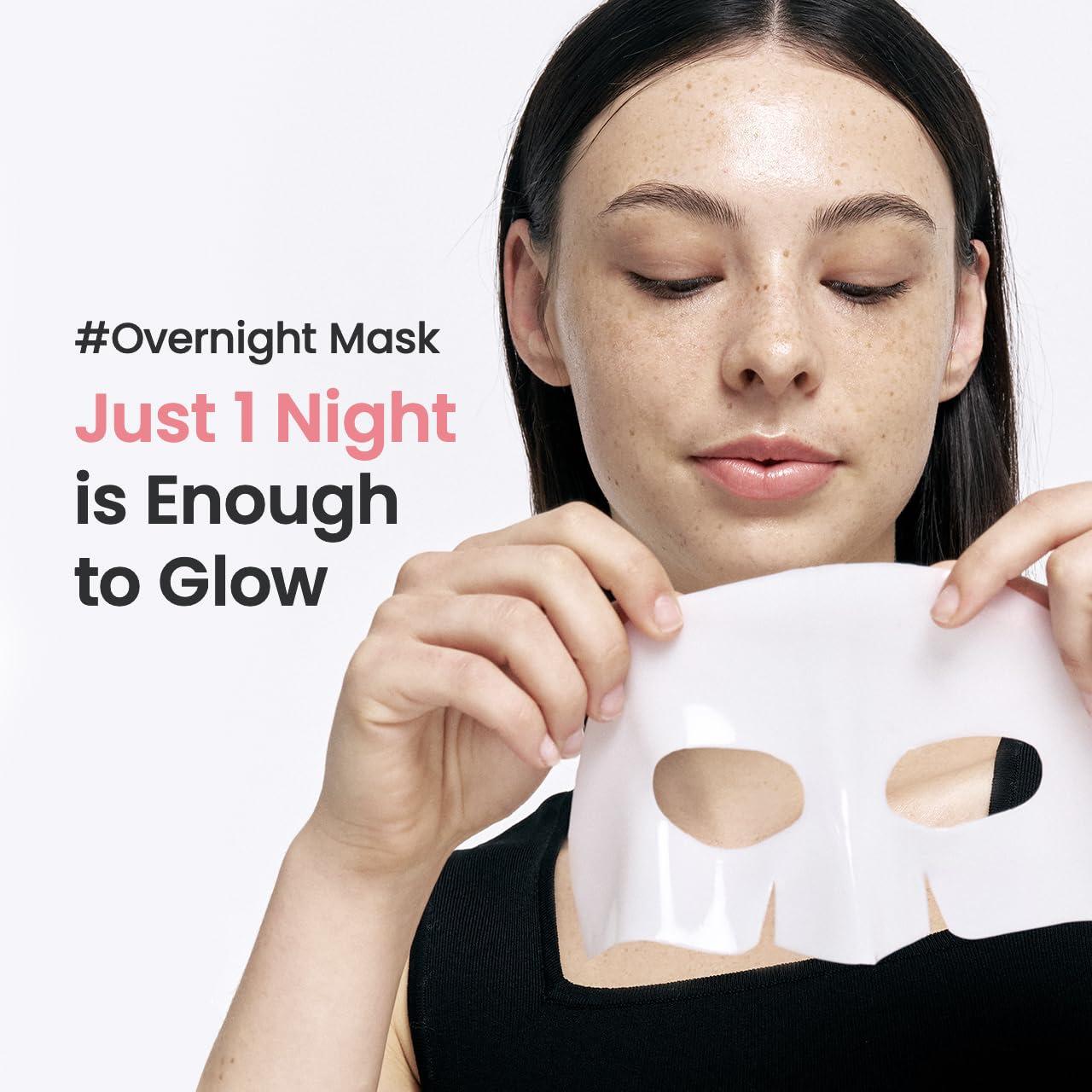 Bio Collagen Face Mask Shrink Deep Hydrating Overnight Mask Moisturizing Refreshing Brightening Face Skin Care