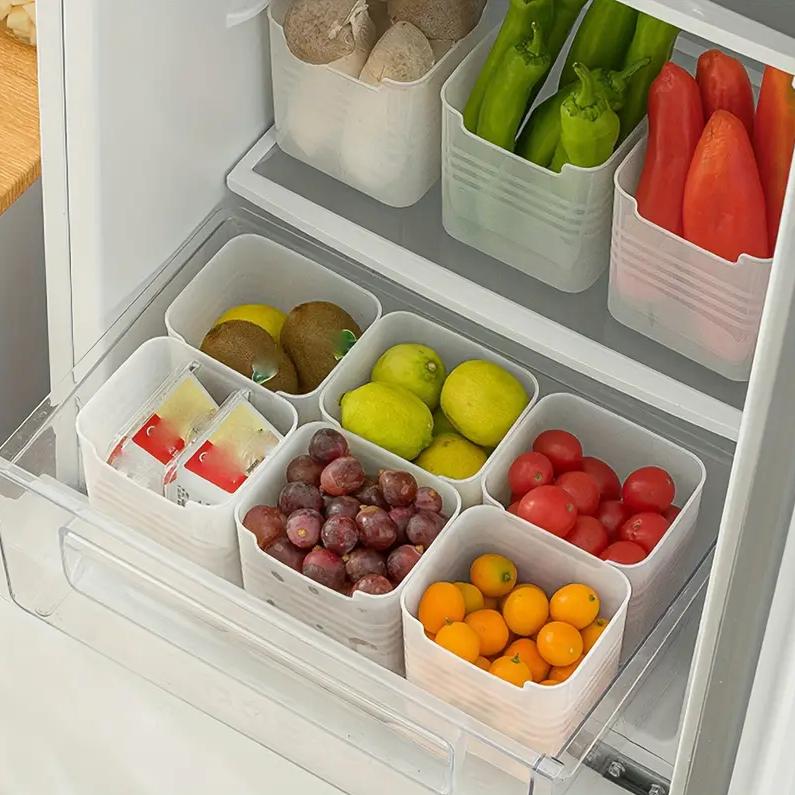 Fridge Organizer Food Fresh Storage Box Refrigerator Side Door Vegetable Fruit Spice Organizer Food Container Kitchen Storage