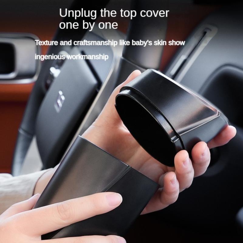 New Car Trash Can Multifunctional Dual Use In Car and Home Barrel Mini Car Garbage Can