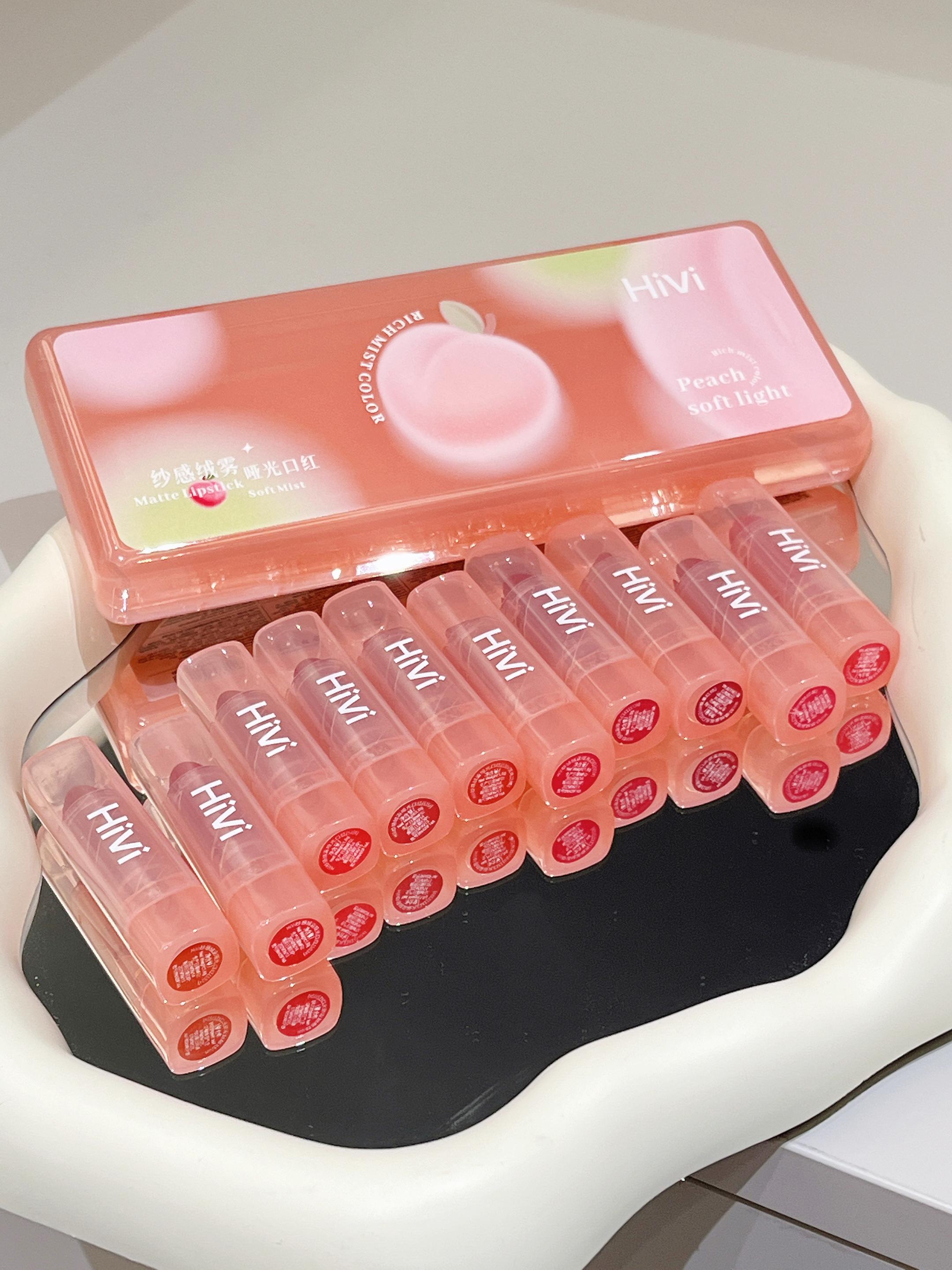 High Pigment Long-Lasting Matte Lipstick Lip Makeup 1.6g*10