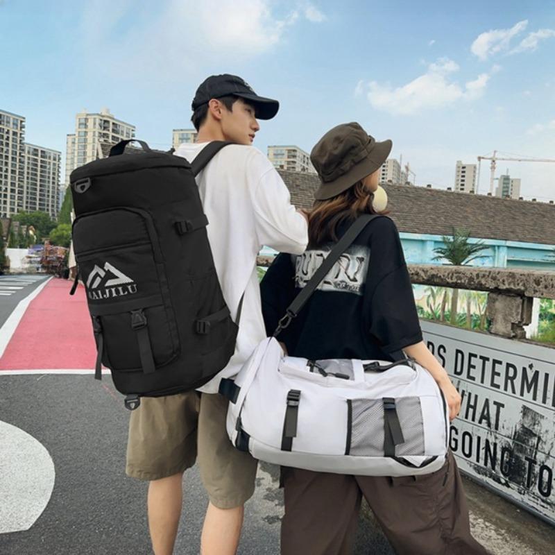 High Quality Nylon Travel Bag for Men and Women Large Capacity Backpack Fashion Sports Fitness Duffel Bags Independent Shoe Compartment Luggage Bag