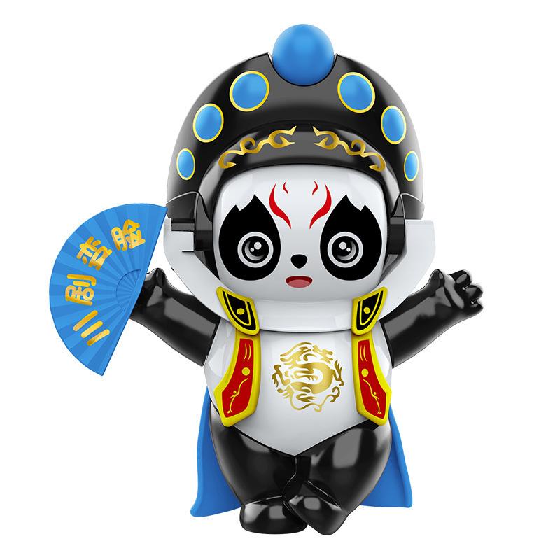 Sichuan Opera Face Changing Doll Creative Panda Mask Toy Tourism Gifts Desk Decoration