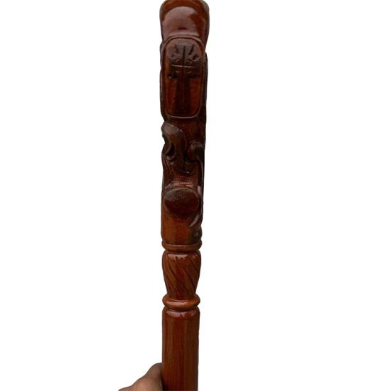 93.98 Cm Wooden Cross Walking Stick Elegant Crutch for Men and Women Gift for Seniors Housewarming Elderly People For Gift Ideas