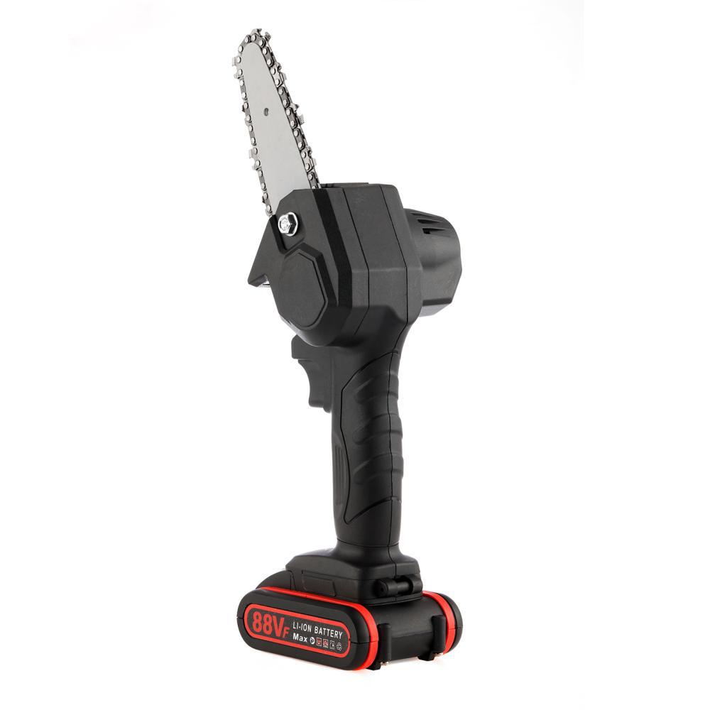 4/6” Cordless Lithium Ion Chain Saw 88VF Electric Chain Saw Cordless Small Tree Logging Saw