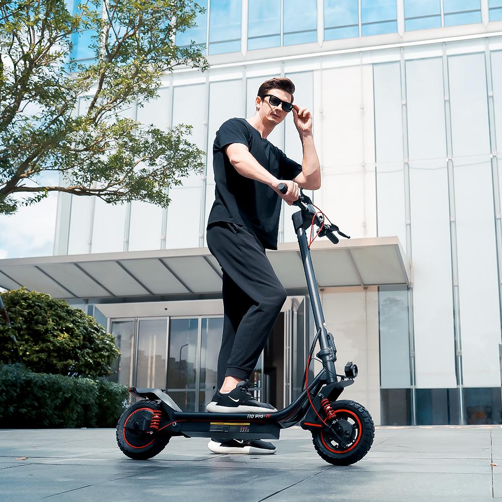 iScooter Electric Scooter I10pro 50-60 Long Range 10inch Pneumatic Tire 800W 45km/h 15ah Escooter for Adults