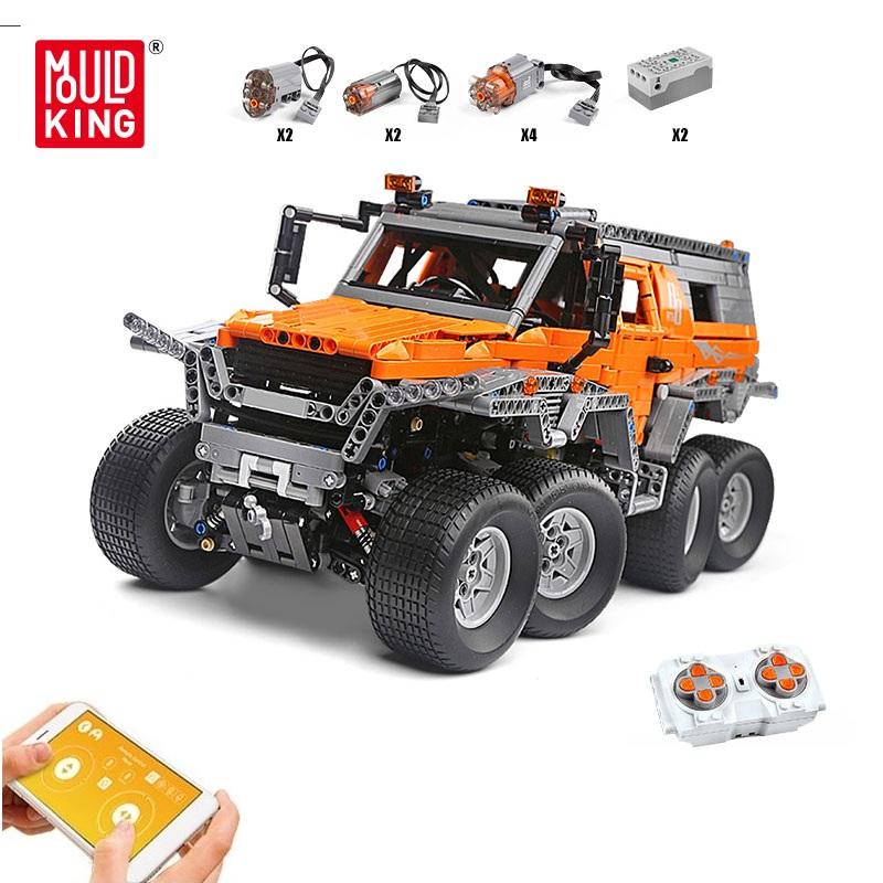 MOULD KING 13088 Technický terénní vůz Horolezecký pickup Model MOC-5360 Cihly Stavebnice Dětské Hračky Dárek k narozeninám