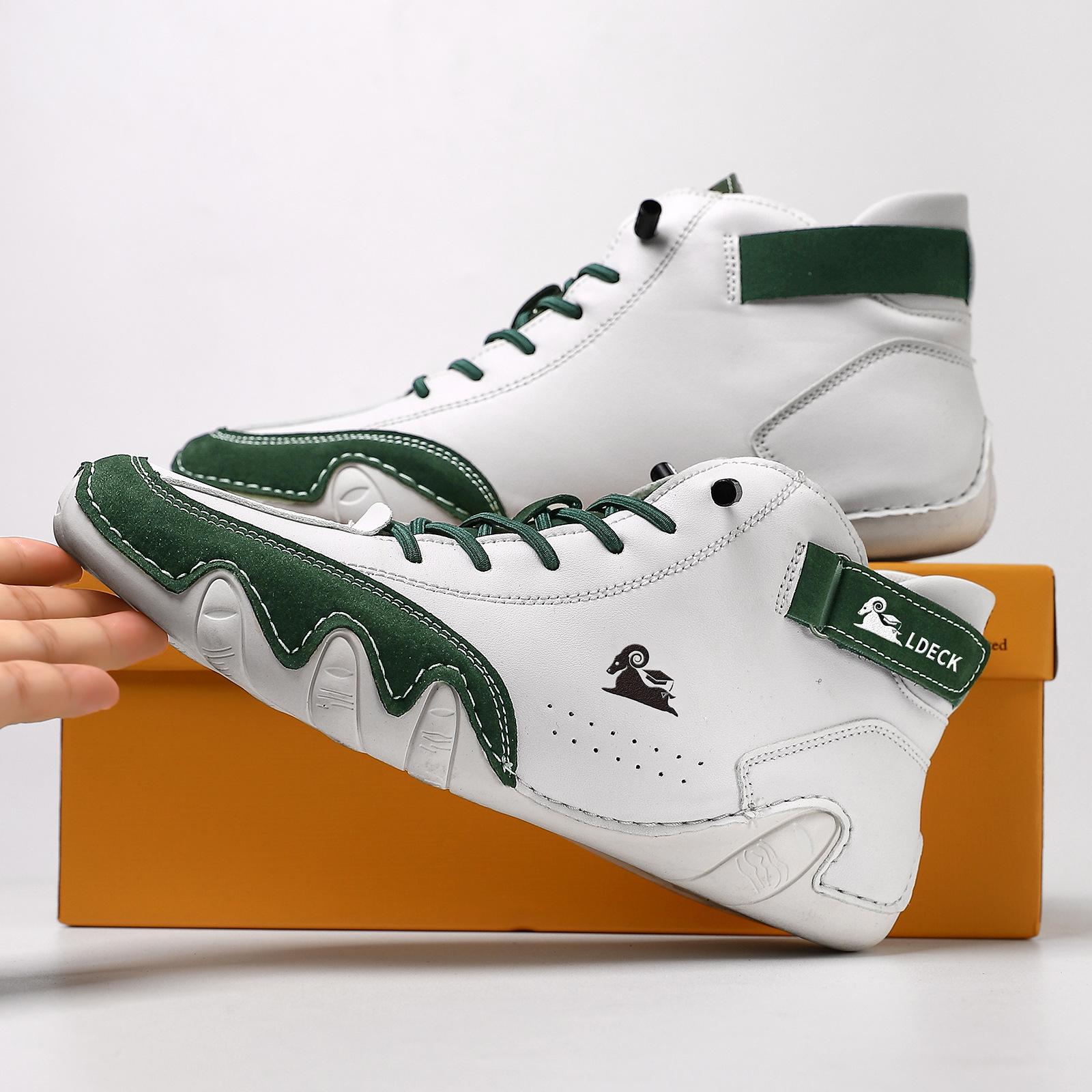 Spring and Summer High Top Octopus Men's Shoes Men's Casual Short Boots