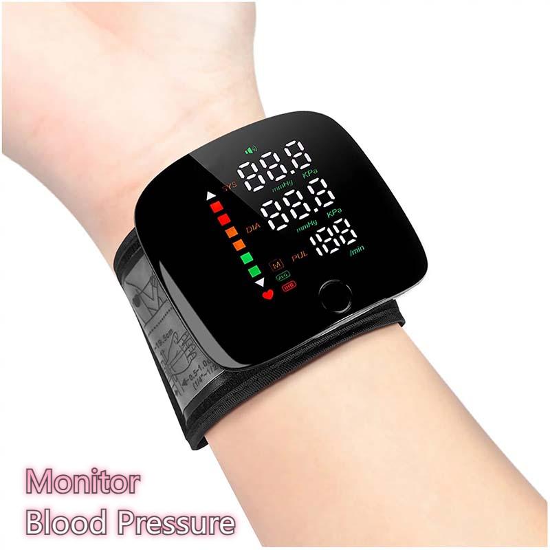 Electronic Wrist Blood Pressure Monitor, Household LCD Monitoring Blood Pressure Monitor, High-precision Blood Pressure Measuring Device